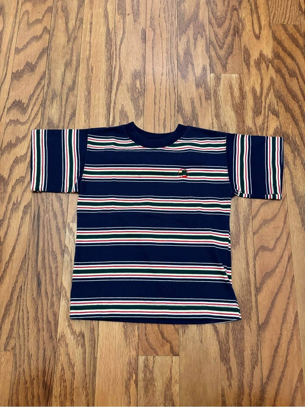 Vintage 90s Toddler Boys 3T 4T Striped T-Shirt Bundle Colorblock Tees - Picture 2 of 12